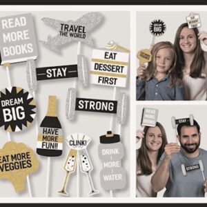 Unique Happy New Year Photo Booth Props