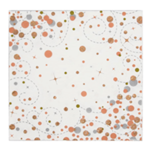 Oaktree Rose Gold Fizz Napkins 16ct