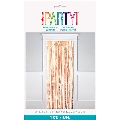 Unique Rose Gold Door Curtain 3ft x 8ft