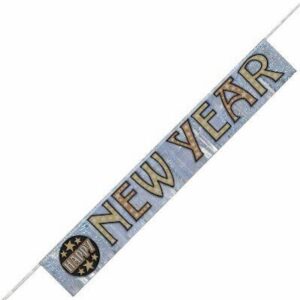 Unique Happy New Year Fringe Banner 1.44m