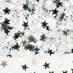 Amscan Silver Star Table Confetti 14g