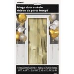 Unique Gold Door Curtain 91.4cm x 243cm