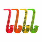 Inflatable Saxophone Party Prop 75cm