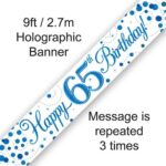 Oaktree Age 65 Blue Fizz Banner 2.7m
