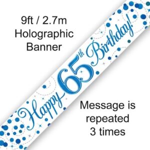 65th Birthday Banners