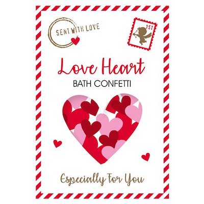 Love Heart Bath Confetti 10g