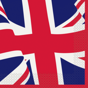 Unique Union Jack Napkins 16ct