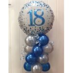 80th Birthday Airfilled Table Top Column