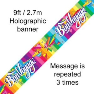 Oaktree Bon Voyage Banner 2.7m