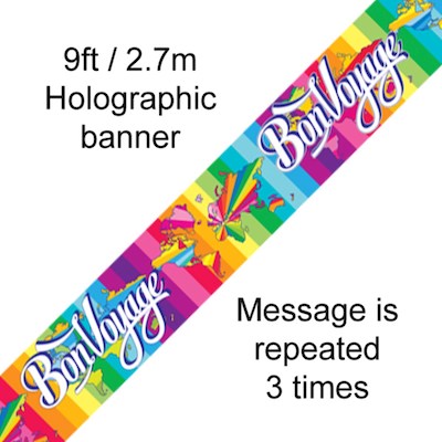 Oaktree Bon Voyage Banner 2.7m