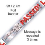 Oaktree Driving Test You've Passed Banner 2.7m