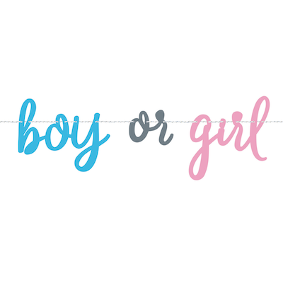 Unique Boy Or Girl Letter Banner 2.13m