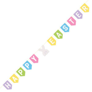 Unique Happy Easter Pennant Banner 2.13m