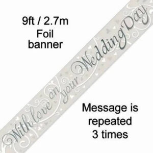 Oaktree On Your Wedding Day Banner 2.7m