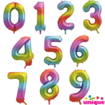 Rainbow Giant Numbers