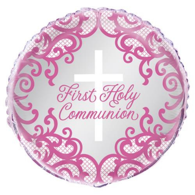Holy Communion Single 18" Foil Balloons (Various Designs)