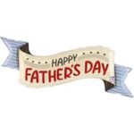 Betallic 51" Happy Father's Day Banner Supershape