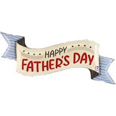 Betallic 51" Happy Father's Day Banner Supershape