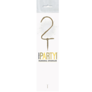 Unique Gold 2 Sparkler Candle