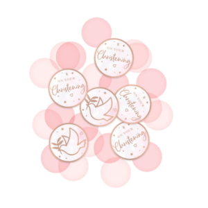 CP Pink/Rose Gold Christening Confetti