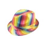 Henbrandt Rainbow Sequin Hat