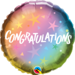 Congratulations Single 18" Foil Balloons (Various Designs)