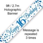 Oaktree Age 16 Blue Fizz Banner 2.7m