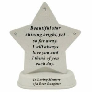 Daughter Memorial Plaque