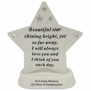 Granddaughter Memorial Plaque