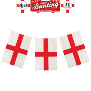 Henbrandt England Bunting 4m 11 Flags