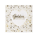 CP 50th Golden Anniversary Napkins 16ct