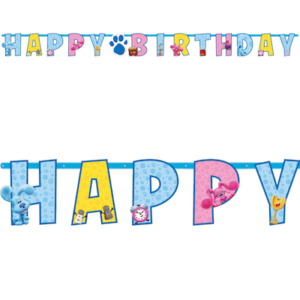 Amscan Blues Clues Birthday Letter Banner 1.8m