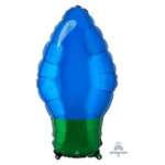 Anagram 22" Blue Xmas Tree Light Bulb