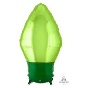 Anagram 22" Green Xmas Tree Light Bulb