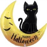 Betallic 41" Halloween Black Cat & Moon