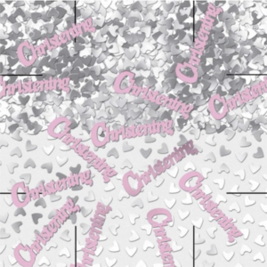 Amscan Pink Christening Confetti 14g