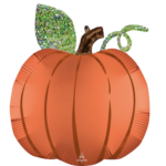 Anagram 25" Satin Luxe Halloween Pumpkin