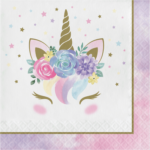 CC Unicorn Baby Napkins 16ct