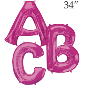 Pink 34" Giant Letters