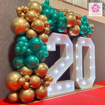 Balloon Garland Wrap for LED Light Up Numbers - Image 6