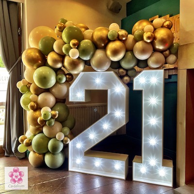 Balloon Garland Wrap for LED Light Up Numbers - Image 7