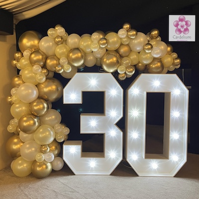 Balloon Garland Wrap for LED Light Up Numbers - Image 8