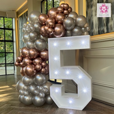 Balloon Garland Wrap for LED Light Up Numbers - Image 9
