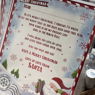 Letter From Santa