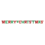 Amscan Merry Christmas Letter Banner 1.52m