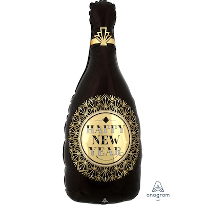 Anagram 36" Happy New Year Roaring 20's Bottle