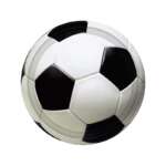 Amscan Football Paper Plates 8ct
