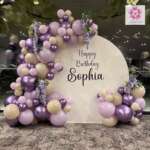 Personalised Organic Acrylic Backdrop