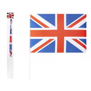 Union Jack Jumbo Handheld Flag 24" x 16"