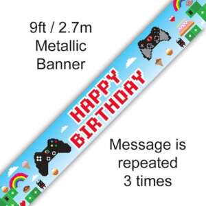 Oaktree Blox Birthday Banner 2.7m